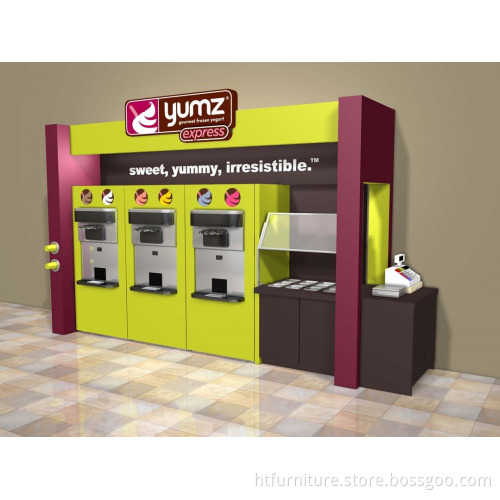 Most popular Mall Frozen yogurt Popsicle kiosk
